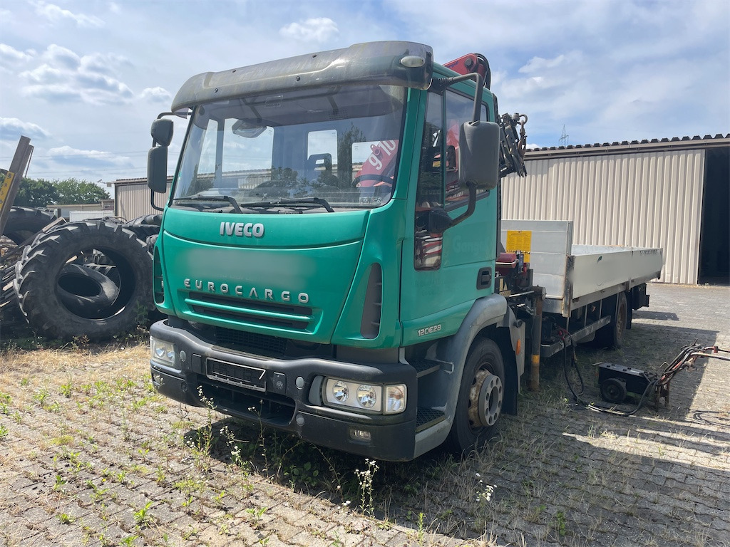 Iveco Eurocargo 120E28 - Madelveok/ Platvormveok, Kraanaga veoauto: pilt 1 Iveco Eurocargo 120E28 - Madelveok/ Platvormveok, Kraanaga veoauto: pilt 1