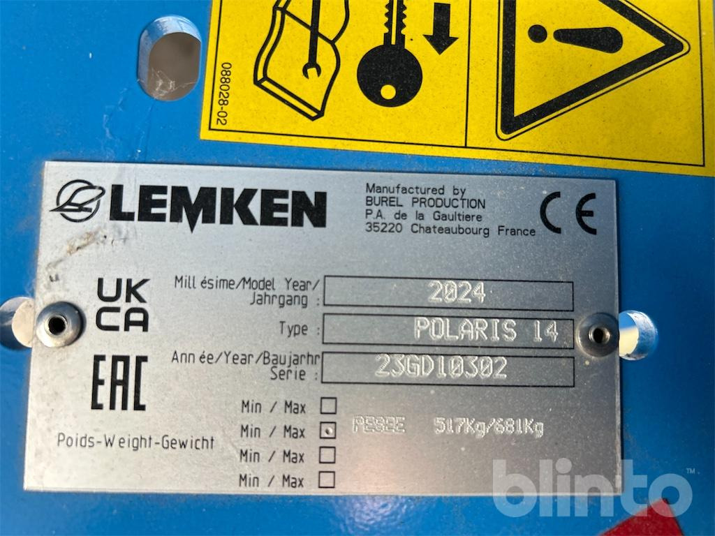 Lemken Polaris 14 / 3000 - Väetiselaoturid: pilt 5 Lemken Polaris 14 / 3000 - Väetiselaoturid: pilt 5