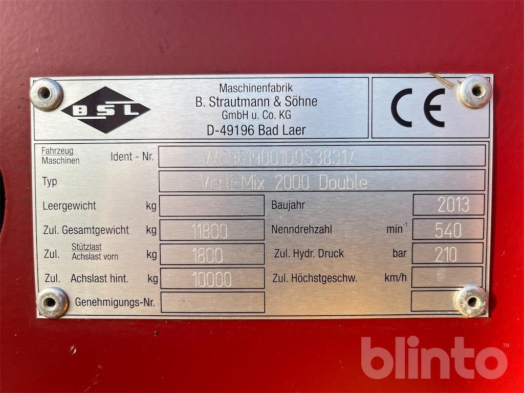 Söödasegamisvanker Strautmann Verti-mix 2000 Double: pilt 36