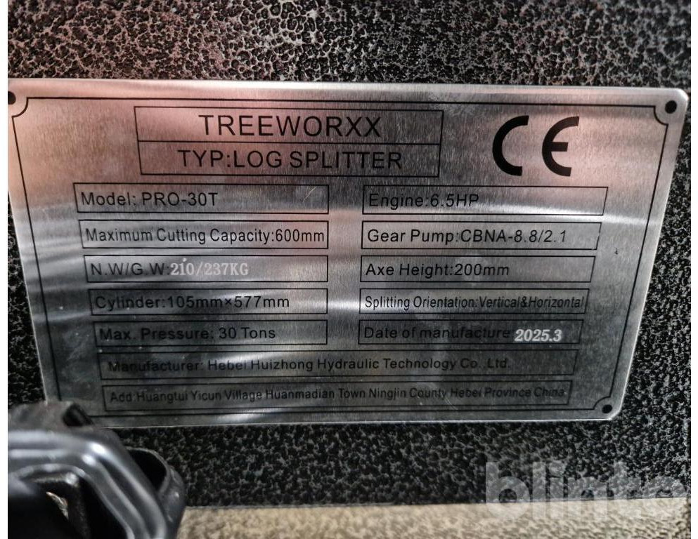 TREEWORXX PRO-30T (ungebraucht, Bj. 2025) - Puulõhkumismasin: pilt 5 TREEWORXX PRO-30T (ungebraucht, Bj. 2025) - Puulõhkumismasin: pilt 5