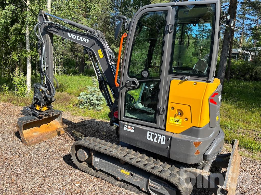 Miniekskavaator Volvo EC27D: pilt 8