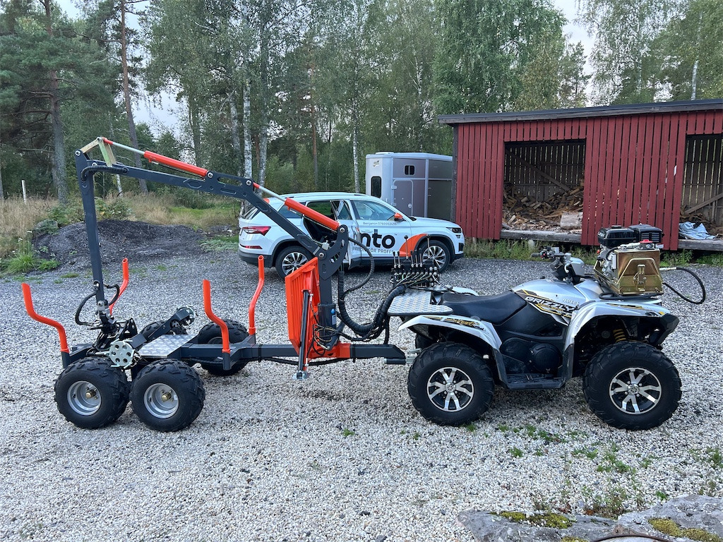 Yamaha Grizzly 700 med demokörd griplastarvagn - ATV: pilt 5 Yamaha Grizzly 700 med demokörd griplastarvagn - ATV: pilt 5