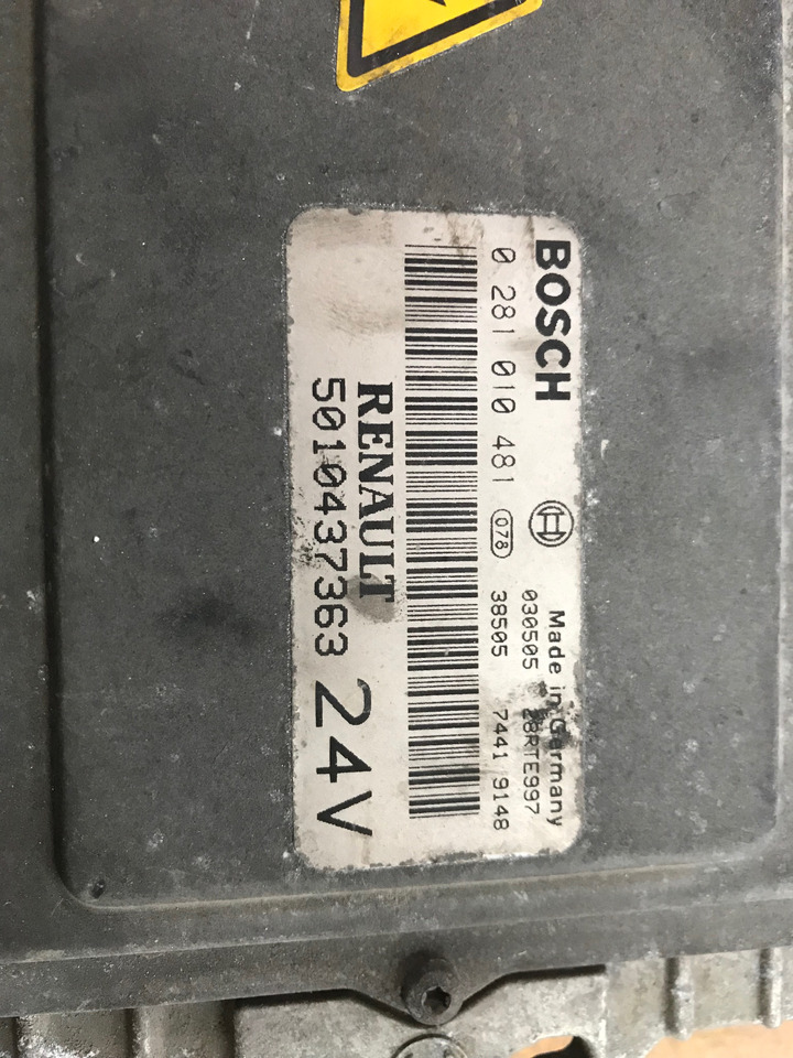 CENTRALINA MOTORE EDC - RIF. RENAULT 5010437363 - RIF. BOSCH 0281010481 - Mootori juhtimisseade: pilt 2 CENTRALINA MOTORE EDC - RIF. RENAULT 5010437363 - RIF. BOSCH 0281010481 - Mootori juhtimisseade: pilt 2