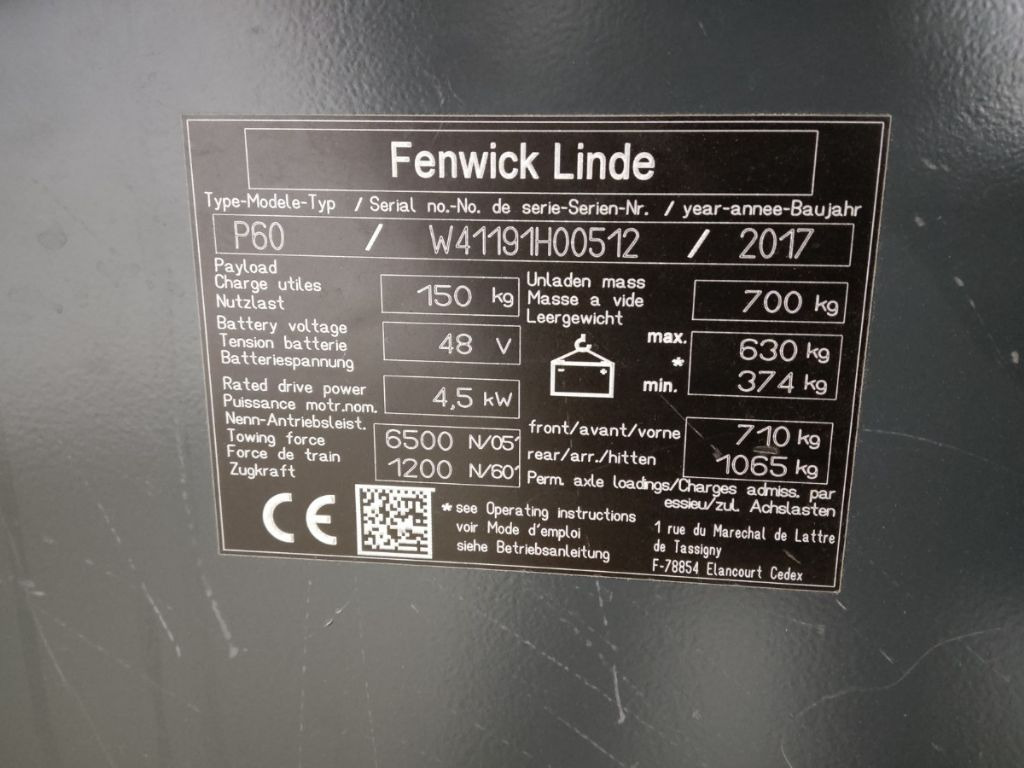 Linde P60 - Puksiirtraktor: pilt 5 Linde P60 - Puksiirtraktor: pilt 5