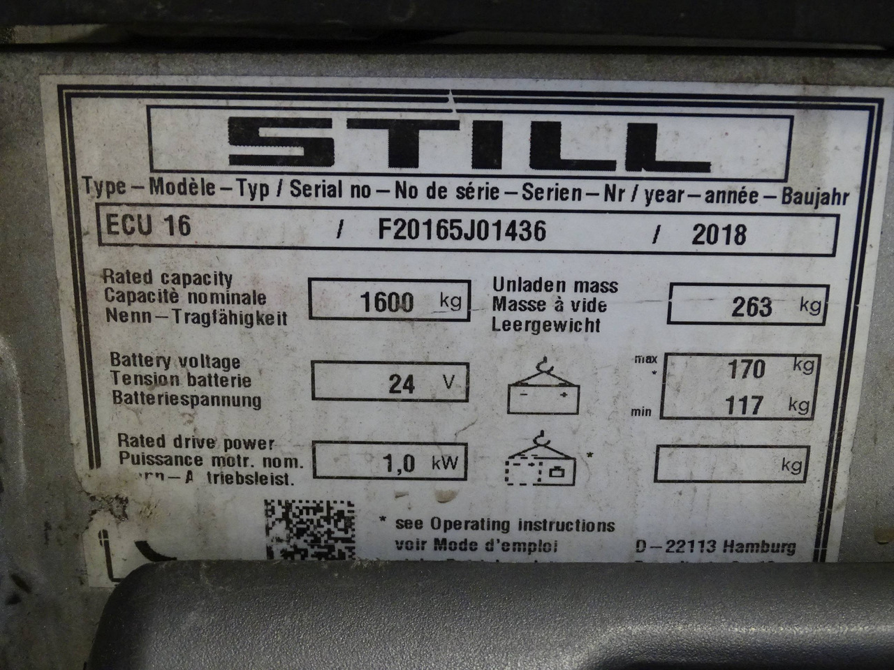 Still ECU16 - Kaubaaluste tõstuk: pilt 5 Still ECU16 - Kaubaaluste tõstuk: pilt 5