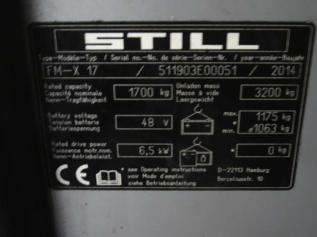 Still FM-X17 - Lükandmastiga tõstuk: pilt 5 Still FM-X17 - Lükandmastiga tõstuk: pilt 5