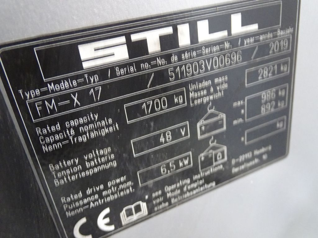 Lükandmastiga tõstuk Still FM-X17: pilt 9