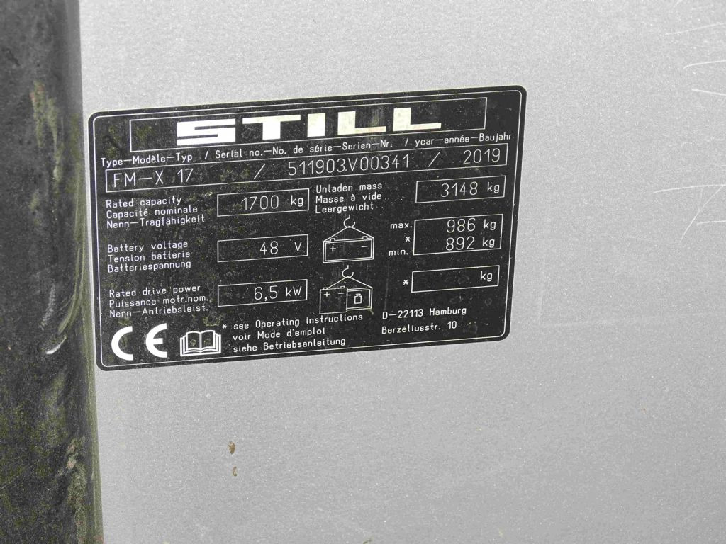 Still FM-X17 - Lükandmastiga tõstuk: pilt 5 Still FM-X17 - Lükandmastiga tõstuk: pilt 5