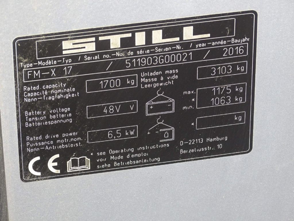 Still FM-X17 - Lükandmastiga tõstuk: pilt 5 Still FM-X17 - Lükandmastiga tõstuk: pilt 5