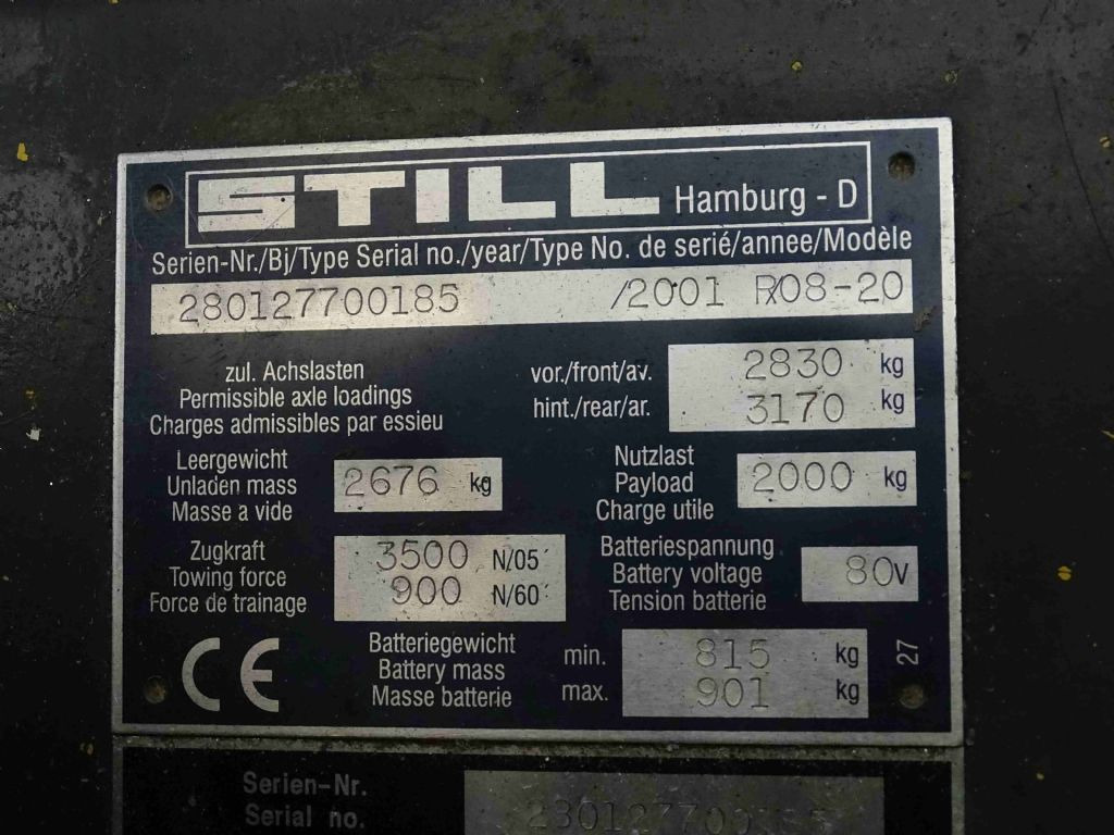 Still R08-20 - Puksiirtraktor: pilt 5 Still R08-20 - Puksiirtraktor: pilt 5