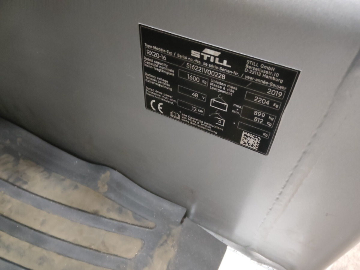 Still RX20-16 - Elektritõstuk: pilt 5 Still RX20-16 - Elektritõstuk: pilt 5