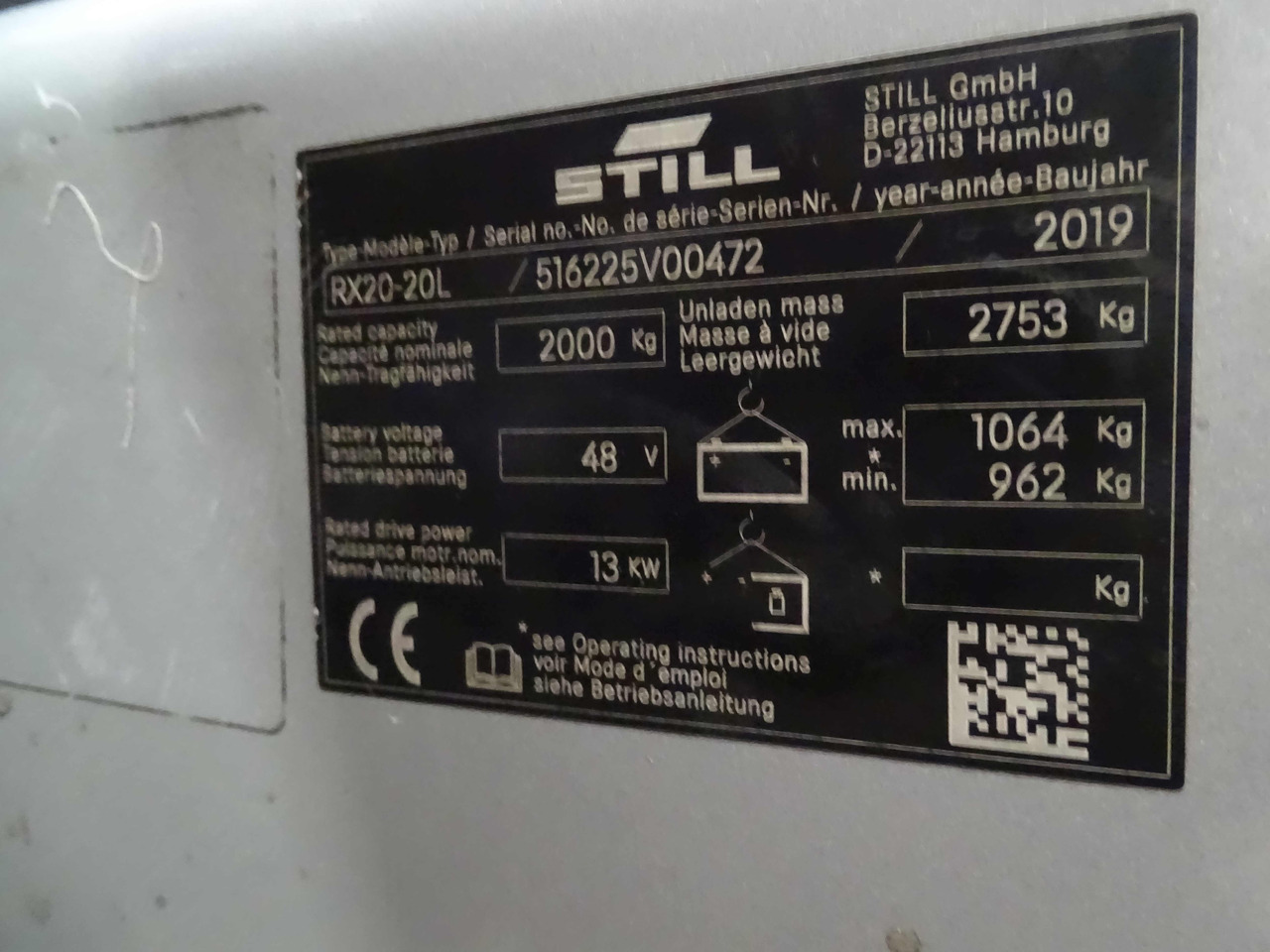 Elektritõstuk Still RX20-20/LIION: pilt 10