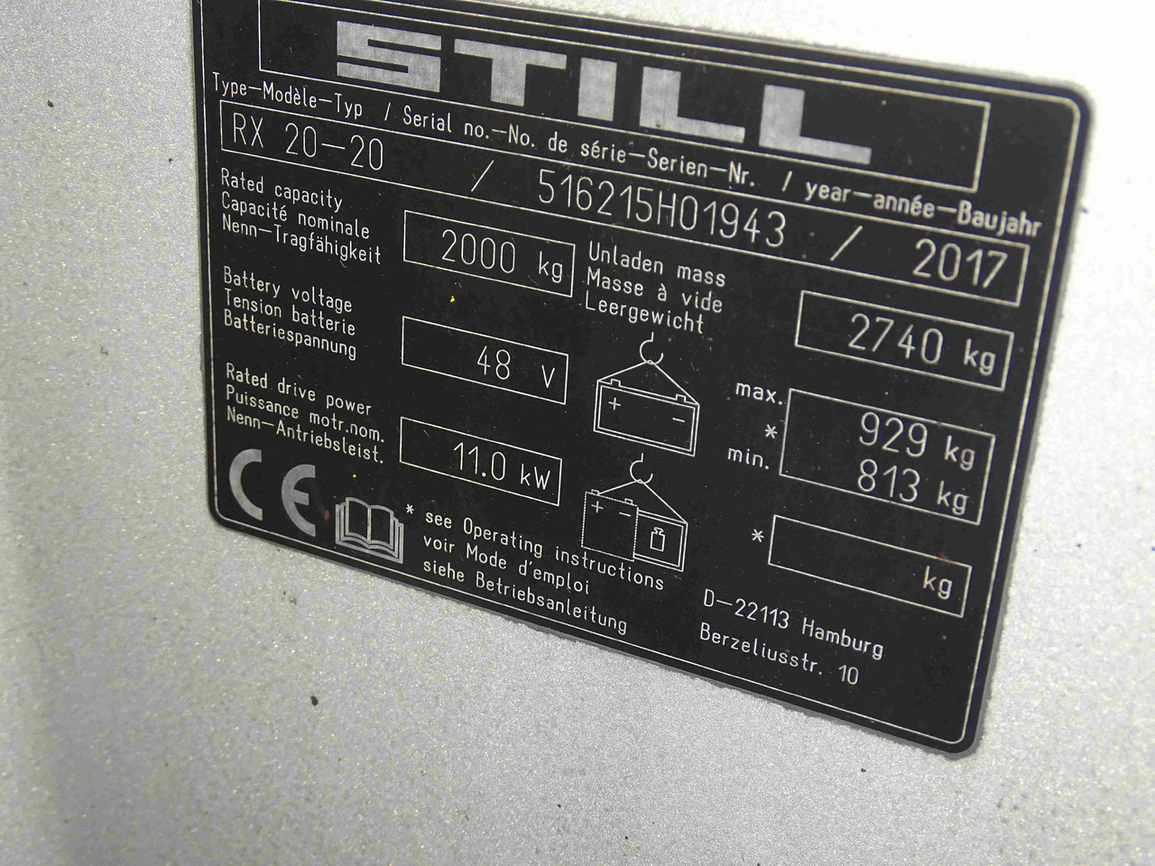 Still RX20-20 - Elektritõstuk: pilt 5 Still RX20-20 - Elektritõstuk: pilt 5