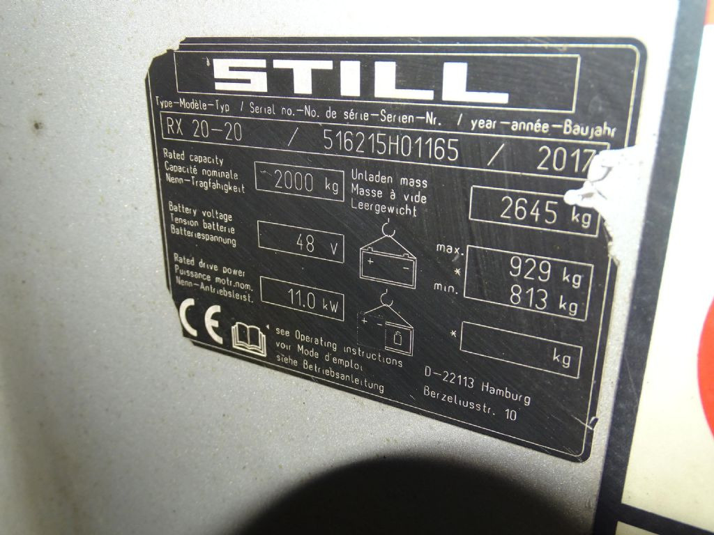 Still RX20-20 - Elektritõstuk: pilt 5 Still RX20-20 - Elektritõstuk: pilt 5