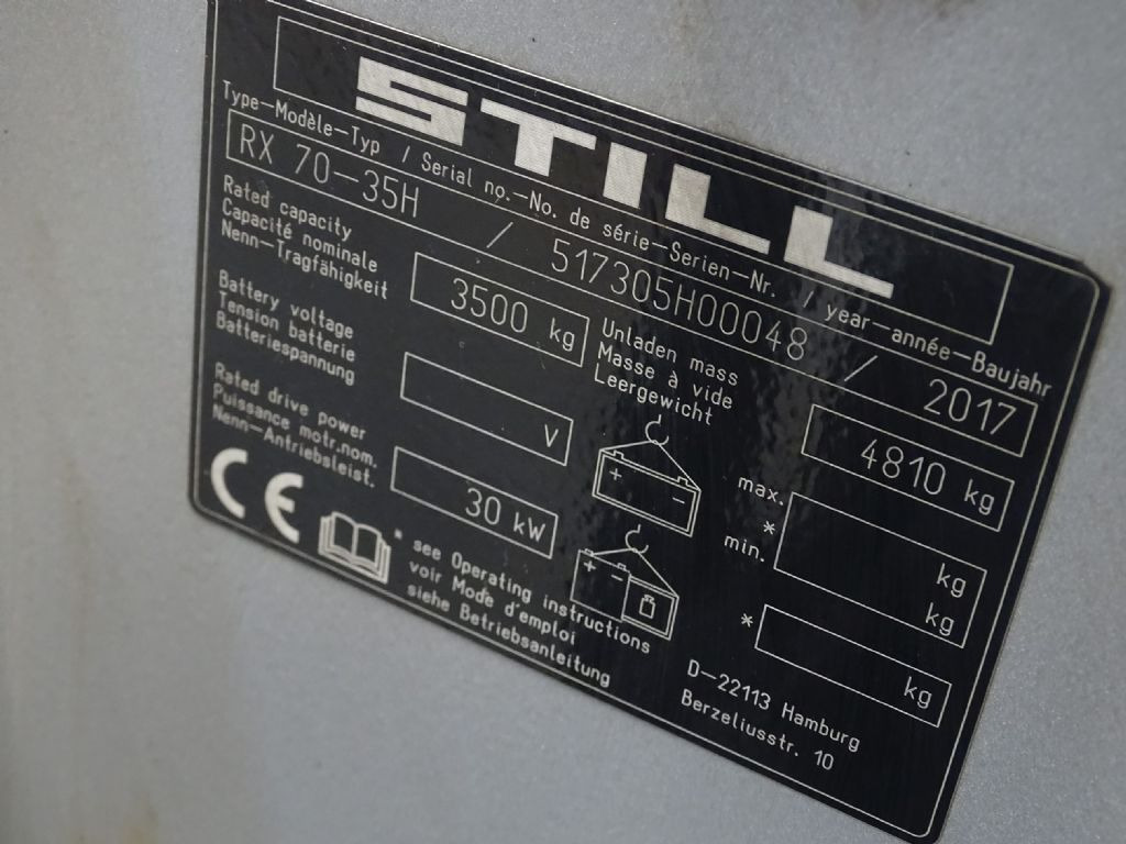 Still RX70-35H - Diiseltõstuk: pilt 5 Still RX70-35H - Diiseltõstuk: pilt 5