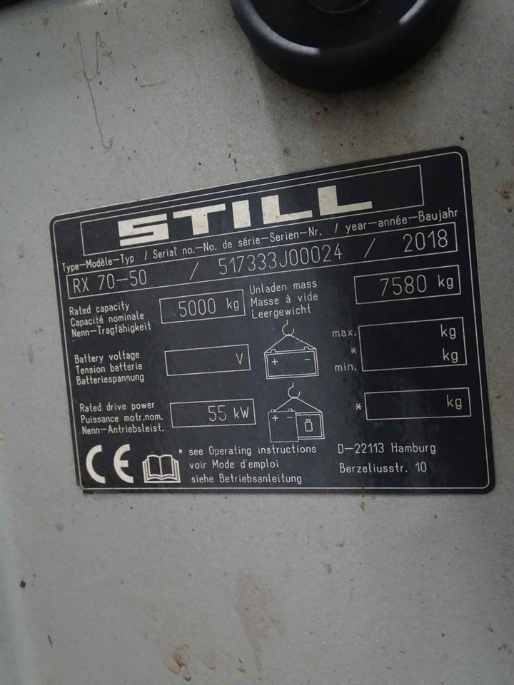 Still RX70-50 - Diiseltõstuk: pilt 5 Still RX70-50 - Diiseltõstuk: pilt 5