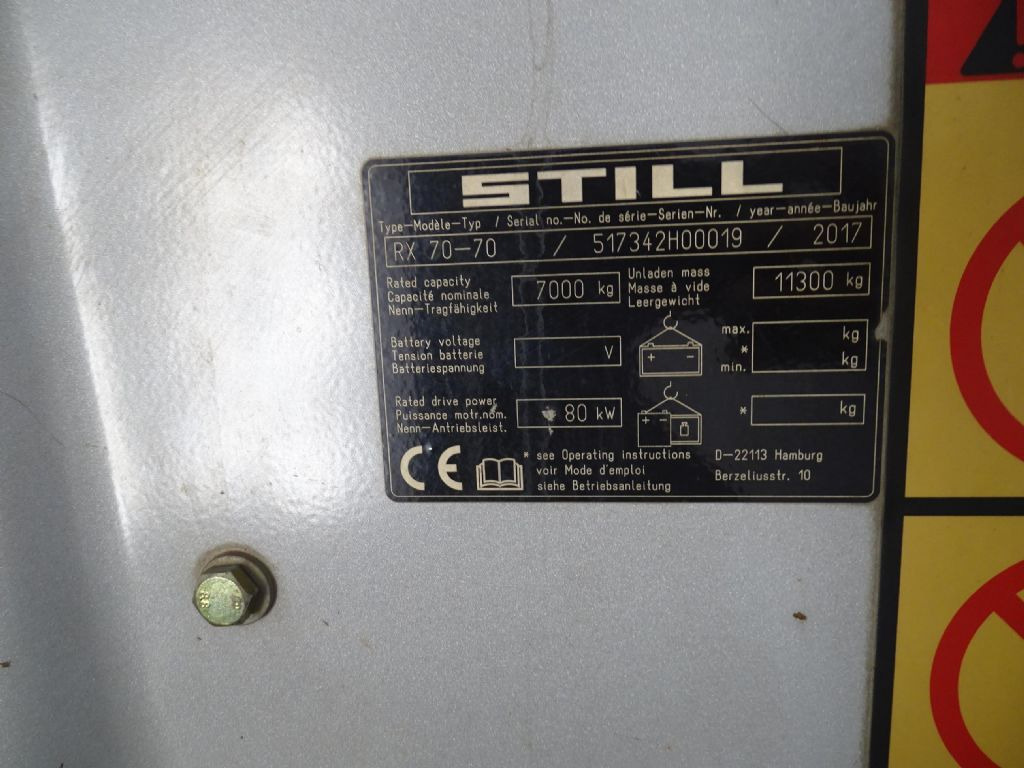 Still RX70-70 - Diiseltõstuk: pilt 5 Still RX70-70 - Diiseltõstuk: pilt 5
