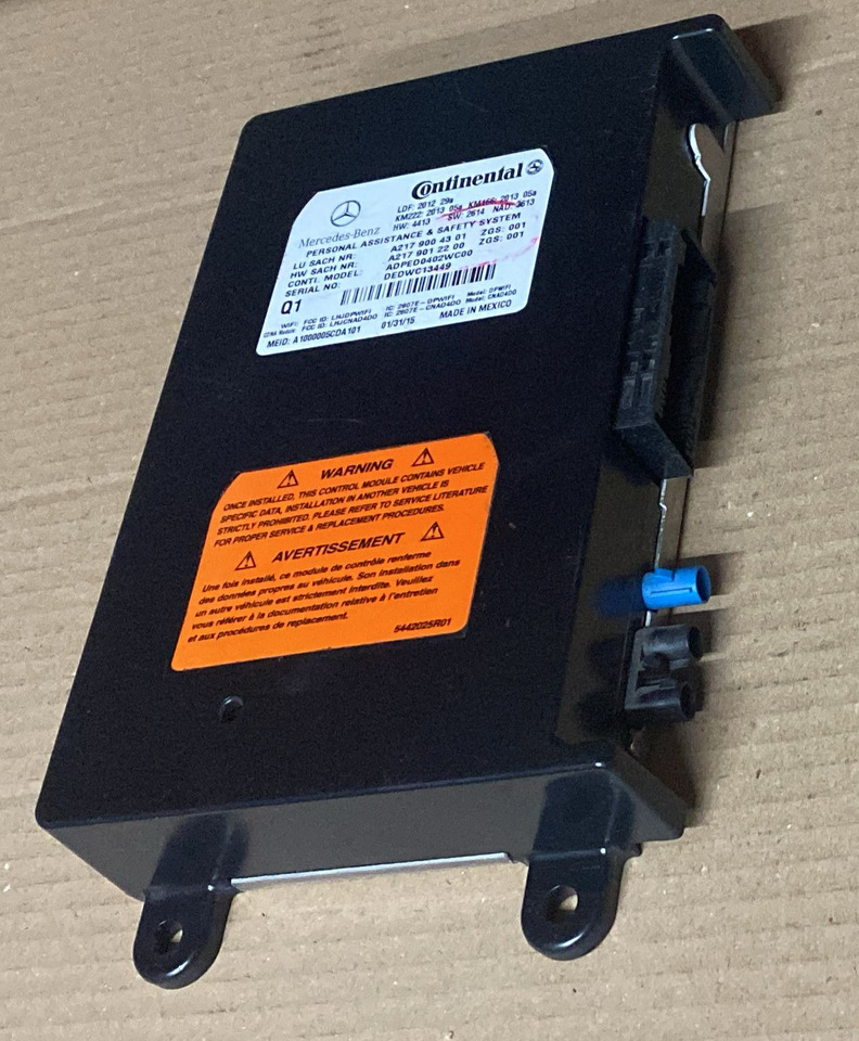 CONTINENTAL Mercedes Benz Control Module A2179004301 - Mootori juhtimisseade: pilt 1 CONTINENTAL Mercedes Benz Control Module A2179004301 - Mootori juhtimisseade: pilt 1
