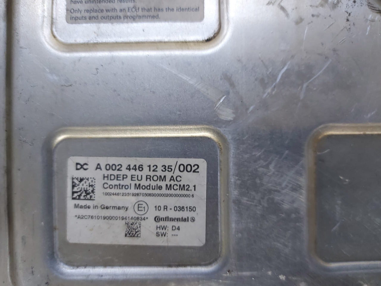 MCM2 MCM2.1 Mercedes Actros MP4 Atego Antos A0024461235 Reconditioned - Mootori juhtimisseade - Veoauto: pilt 2 MCM2 MCM2.1 Mercedes Actros MP4 Atego Antos A0024461235 Reconditioned - Mootori juhtimisseade - Veoauto: pilt 2
