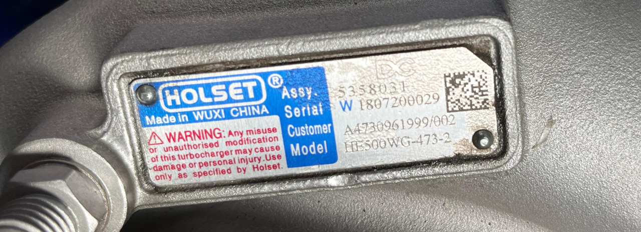 Mercedes Benz Turbocharger Actros MP4 A4730961999 - Turbo - Veoauto: pilt 5 Mercedes Benz Turbocharger Actros MP4 A4730961999 - Turbo - Veoauto: pilt 5