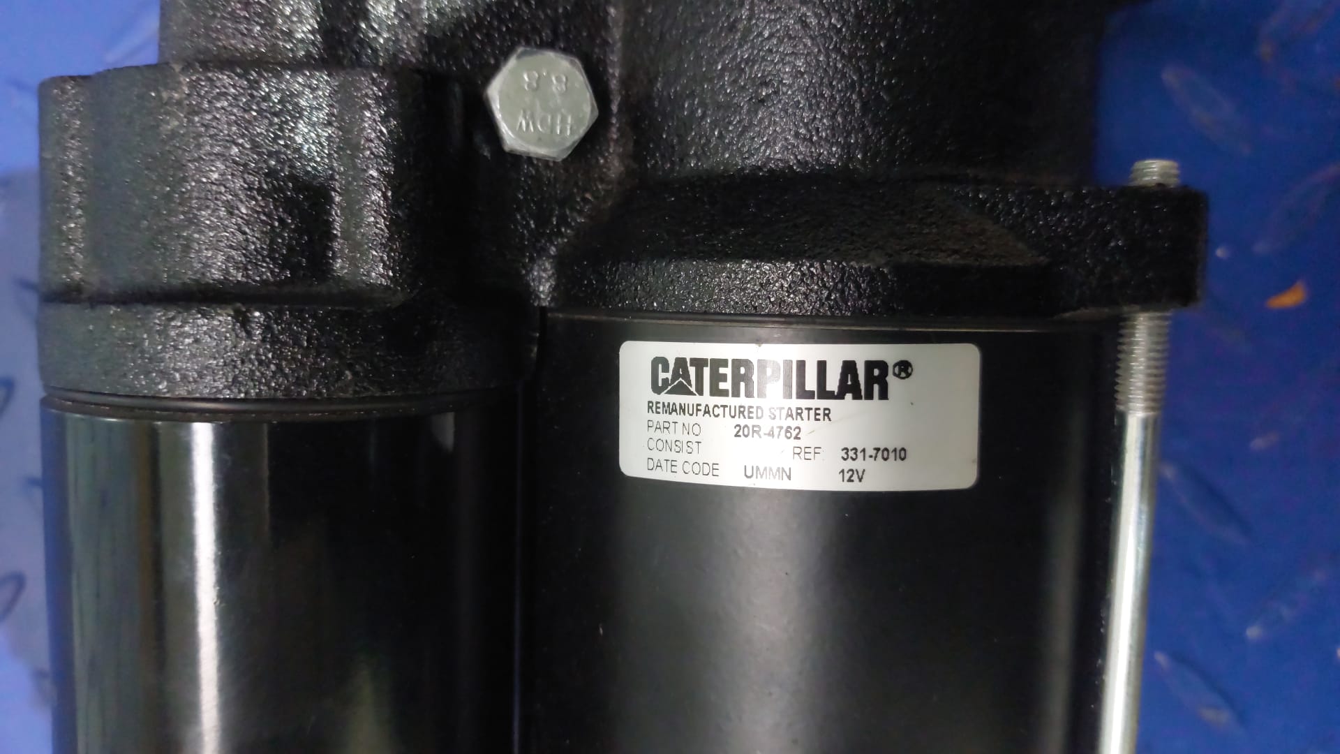 CATERPILLAR ELECTROMOTOR 12V CAT 20R-4762 - Varuosa - Tihendaja: pilt 4 CATERPILLAR ELECTROMOTOR 12V CAT 20R-4762 - Varuosa - Tihendaja: pilt 4