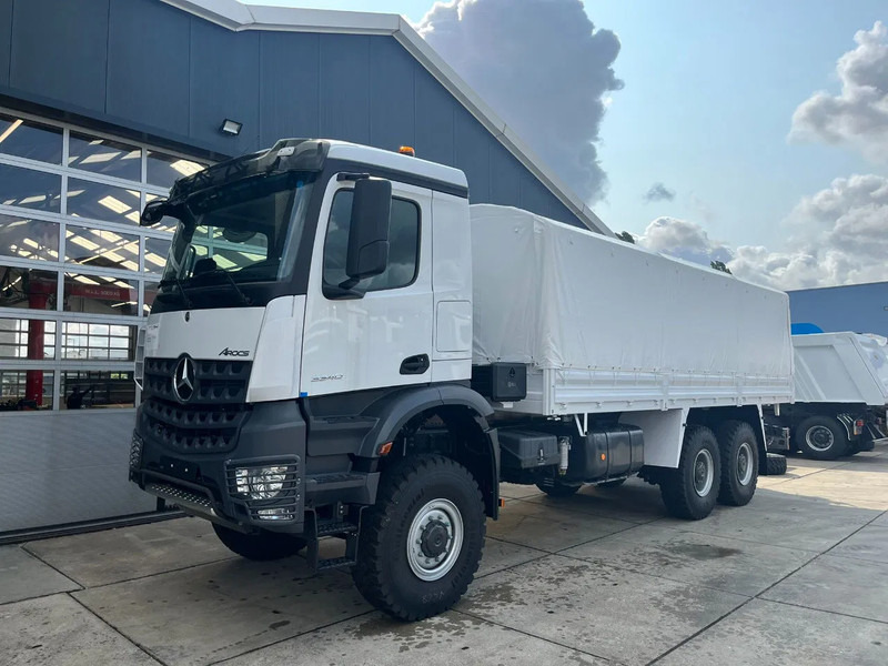 Mercedes-Benz Arocs 3340 A 6x6 Cargo Truck - Tent veoauto: pilt 1 Mercedes-Benz Arocs 3340 A 6x6 Cargo Truck - Tent veoauto: pilt 1