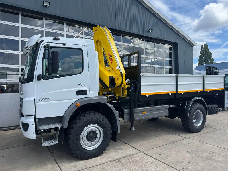 Mercedes-Benz Atego Atego 1725 4x4 Flatbed with Hyva HB120 Crane - Kraanaga veoauto: pilt 4 Mercedes-Benz Atego Atego 1725 4x4 Flatbed with Hyva HB120 Crane - Kraanaga veoauto: pilt 4