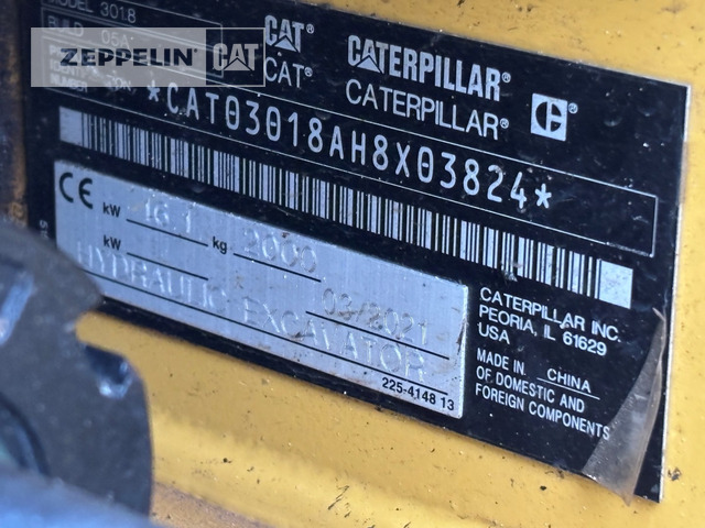 Cat 301.8-05A - Miniekskavaator: pilt 2 Cat 301.8-05A - Miniekskavaator: pilt 2