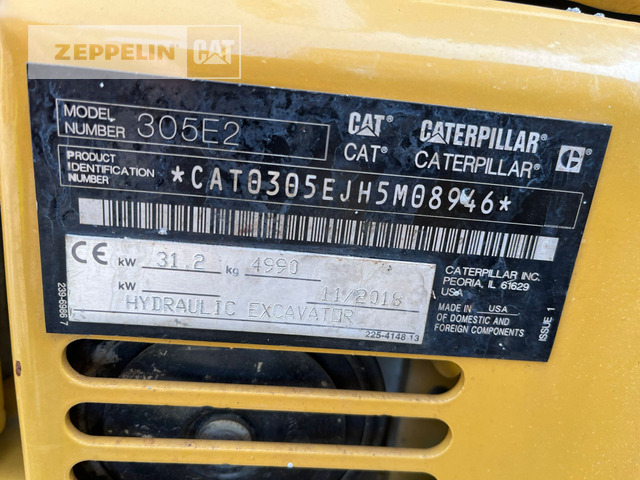 Cat 305ECR - Miniekskavaator: pilt 4 Cat 305ECR - Miniekskavaator: pilt 4