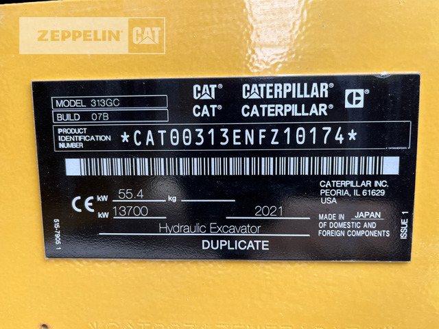 Cat 313GC - Lintekskavaator: pilt 2 Cat 313GC - Lintekskavaator: pilt 2