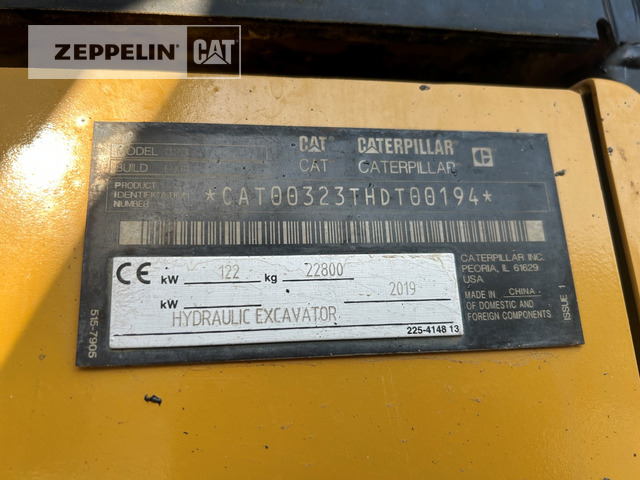 Cat 323-07B - Lintekskavaator: pilt 5 Cat 323-07B - Lintekskavaator: pilt 5