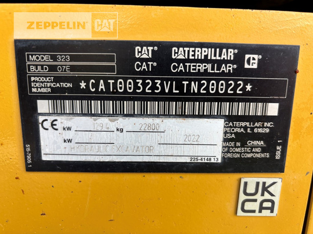 Cat 323-07D - Lintekskavaator: pilt 2 Cat 323-07D - Lintekskavaator: pilt 2