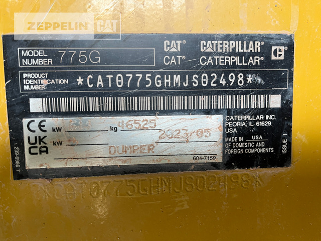 Cat 775G - Kastiga kallur/ Kiviveoauto: pilt 2 Cat 775G - Kastiga kallur/ Kiviveoauto: pilt 2
