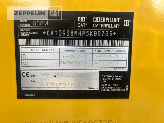 Rataslaadur Cat 938M: pilt 23