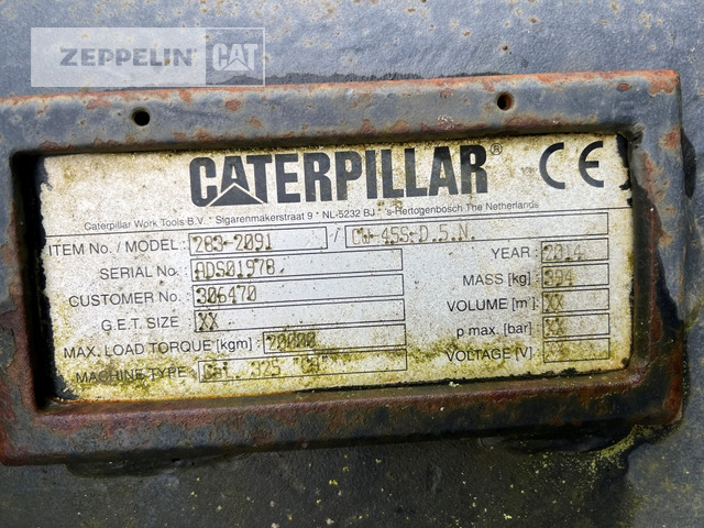 Cat CW45S - Kiirühendus - Ehitusmasinad: pilt 2 Cat CW45S - Kiirühendus - Ehitusmasinad: pilt 2