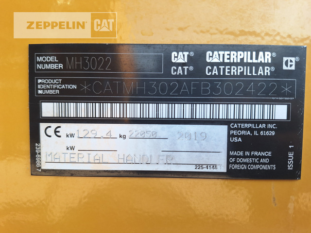 Jäätme-/ Tööstuslik käitleja Cat MH3022-06C: pilt 34