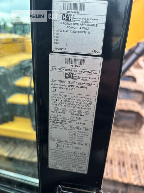 Jäätme-/ Tööstuslik käitleja Cat MH3022-06C: pilt 8