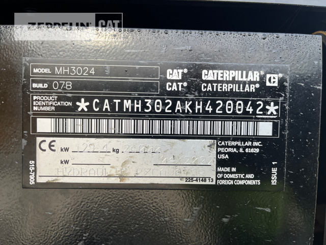 Cat MH3024-07A - Jäätme-/ Tööstuslik käitleja: pilt 2 Cat MH3024-07A - Jäätme-/ Tööstuslik käitleja: pilt 2