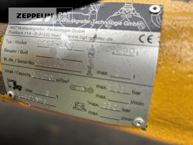 Hydraulik-Greifer-Technologie Greifer ZZ2-400 - Haaramiskopp: pilt 4 Hydraulik-Greifer-Technologie Greifer ZZ2-400 - Haaramiskopp: pilt 4