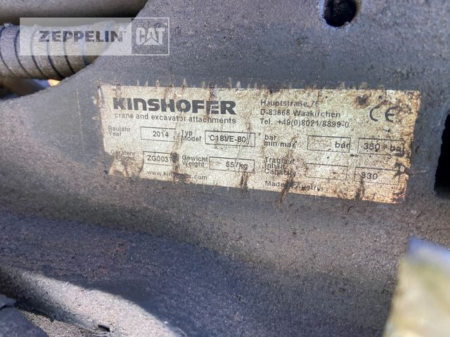Kinshofer Greifer Kinsho 800mm - Haaramiskopp - Ehitusmasinad: pilt 4 Kinshofer Greifer Kinsho 800mm - Haaramiskopp - Ehitusmasinad: pilt 4
