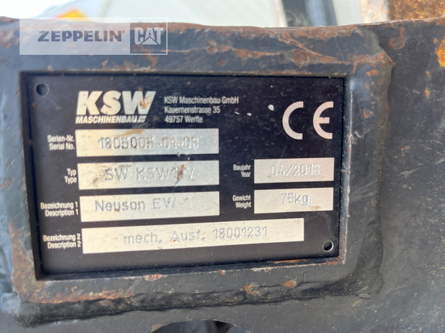 Komponenten CW10 mech. EW100 - Kiirühendus - Ehitusmasinad: pilt 3 Komponenten CW10 mech. EW100 - Kiirühendus - Ehitusmasinad: pilt 3