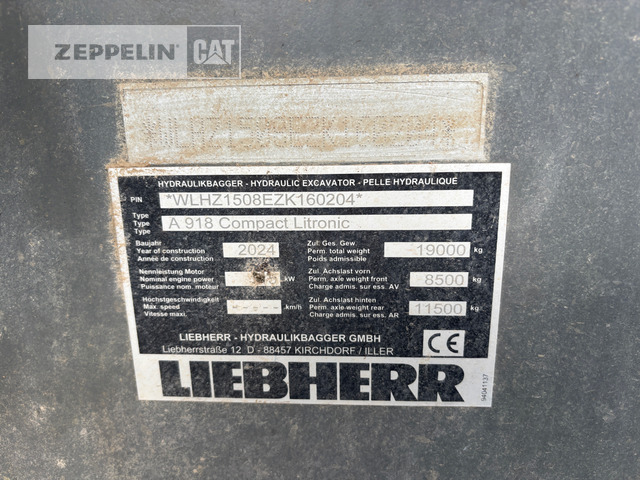Liebherr A918 - Ratastel ekskavaator: pilt 2 Liebherr A918 - Ratastel ekskavaator: pilt 2