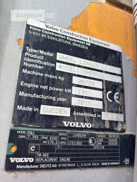 Volvo L110H - Rataslaadur: pilt 5 Volvo L110H - Rataslaadur: pilt 5