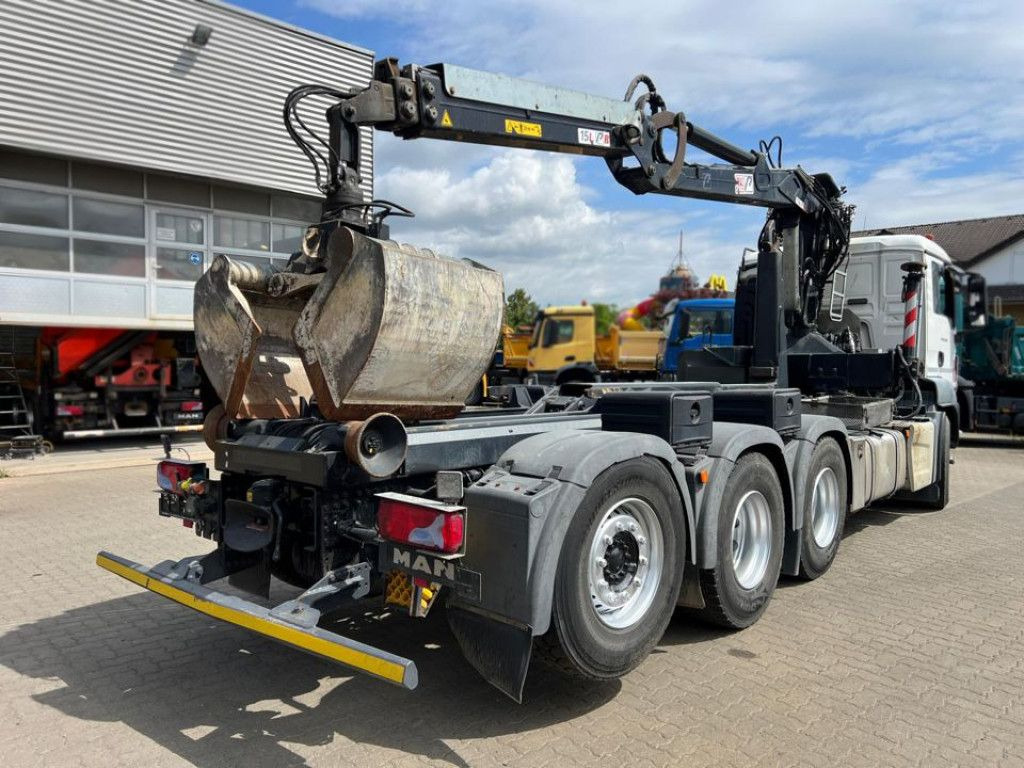 MAN TG-S 35.480 8x4 BL Abrollkipper mit Kran Penz-15 - Kraanaga veoauto: pilt 5 MAN TG-S 35.480 8x4 BL Abrollkipper mit Kran Penz-15 - Kraanaga veoauto: pilt 5