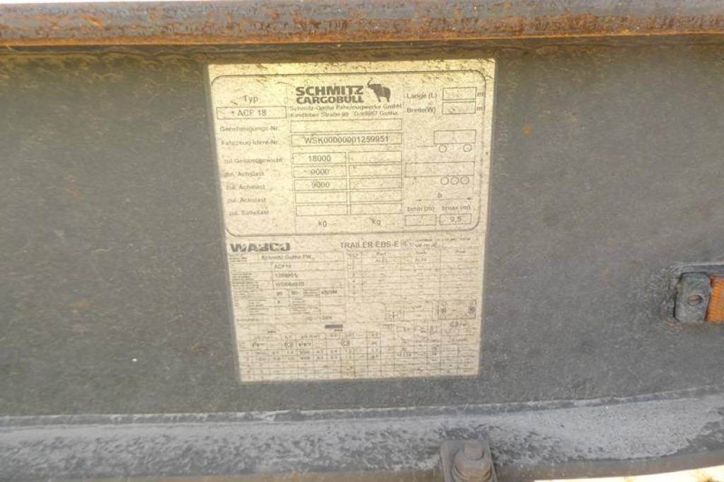 SCHMITZ GOTHA Abrollcontainernanhänger ACF 18 Containeranhänger S -Schlitten - Multilift/ Liftdumper haagis: pilt 2 SCHMITZ GOTHA Abrollcontainernanhänger ACF 18 Containeranhänger S -Schlitten - Multilift/ Liftdumper haagis: pilt 2