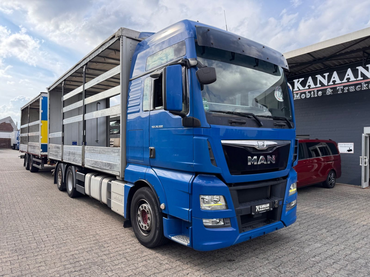 MAN 26.500 TGX+Anh LBW Euro6 Lift/Lenkachse - Tent veoauto: pilt 1 MAN 26.500 TGX+Anh LBW Euro6 Lift/Lenkachse - Tent veoauto: pilt 1