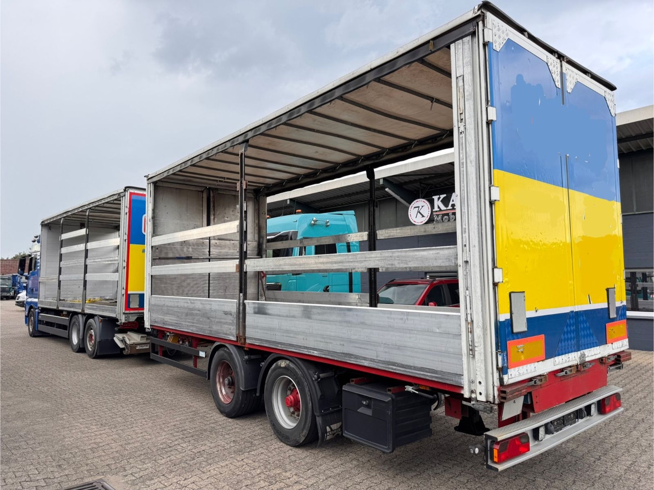 MAN 26.500 TGX+Anh LBW Euro6 Lift/Lenkachse - Tent veoauto: pilt 3 MAN 26.500 TGX+Anh LBW Euro6 Lift/Lenkachse - Tent veoauto: pilt 3