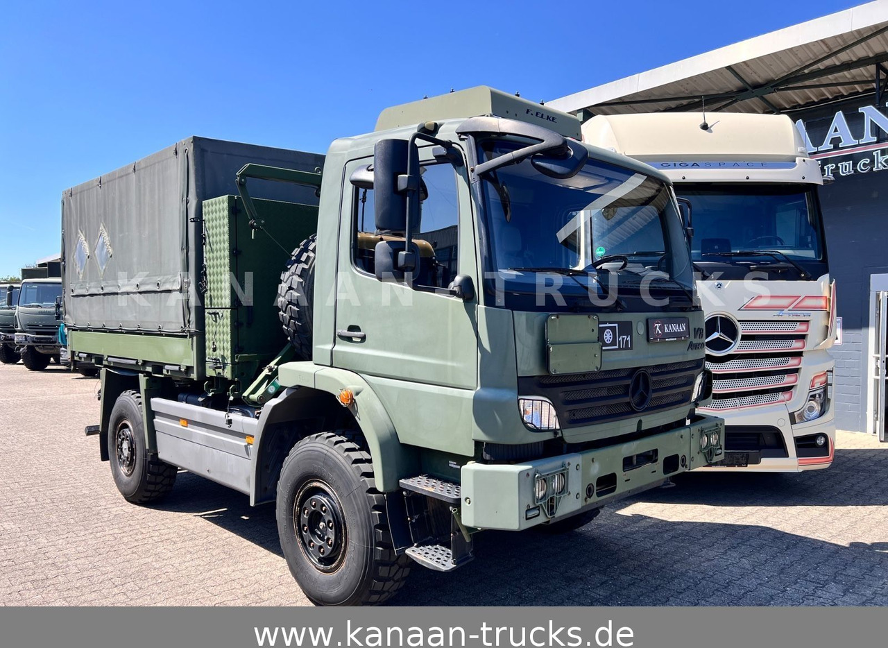 Mercedes-Benz 1018 Atego 4x4 Allrad Miltär Camper Expedition - Konteinerveduk/ Tõstukiga veoauto: pilt 2 Mercedes-Benz 1018 Atego 4x4 Allrad Miltär Camper Expedition - Konteinerveduk/ Tõstukiga veoauto: pilt 2