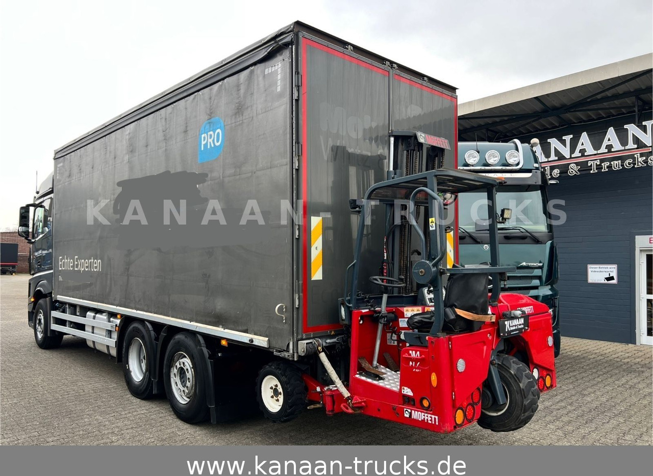 Mercedes-Benz 2548 Actros 6x2 Pritsche Moffet Mitnahme stapler - Tent veoauto: pilt 1 Mercedes-Benz 2548 Actros 6x2 Pritsche Moffet Mitnahme stapler - Tent veoauto: pilt 1
