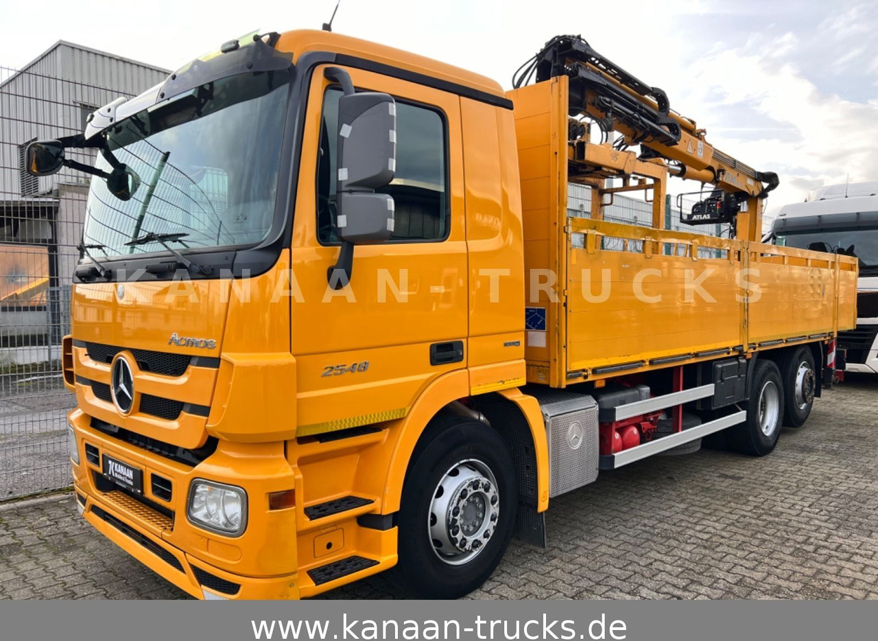 Mercedes-Benz Actros L 2548 6x2 Retarder ATLAS AK165.2VB - Kraanaga veoauto: pilt 1 Mercedes-Benz Actros L 2548 6x2 Retarder ATLAS AK165.2VB - Kraanaga veoauto: pilt 1